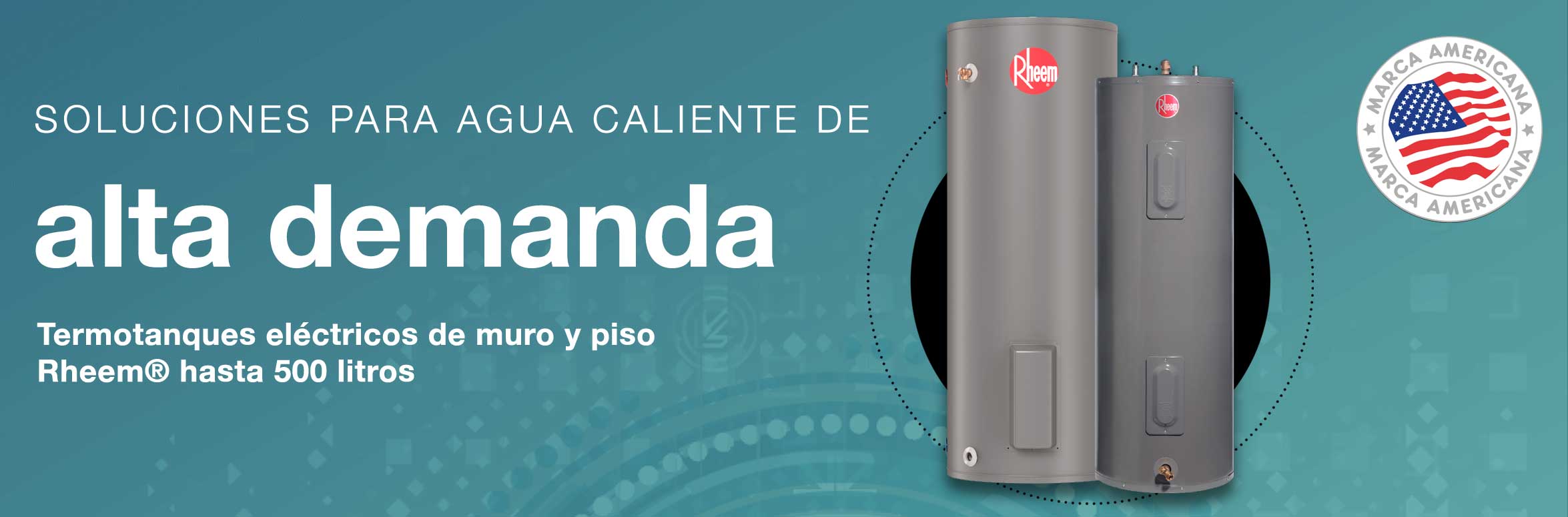 Soluciones para agua caliente de alta demanda de Rheem, hasta 500 litros